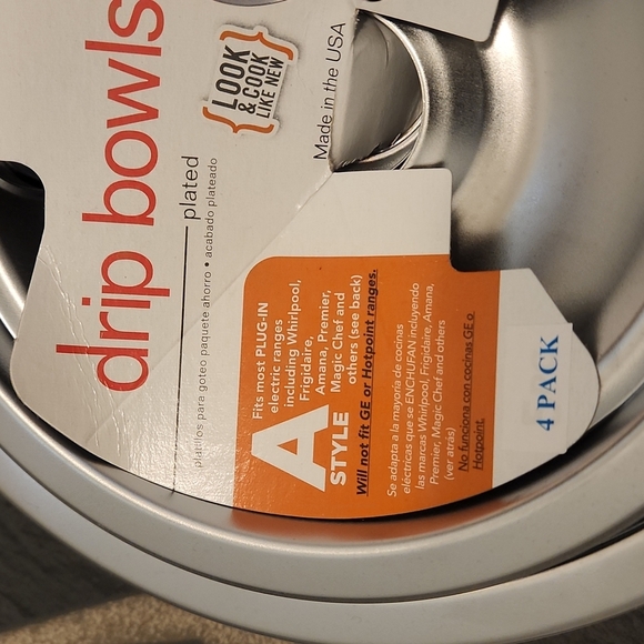 ☑️Range Kleen Drip Bowls 4PC - Picture 2 of 4